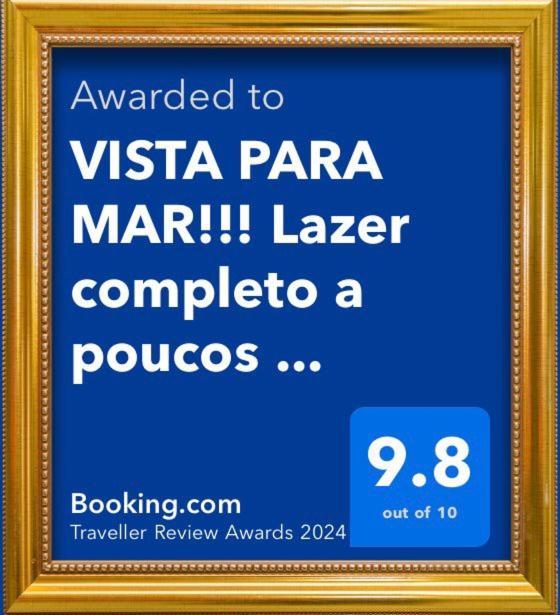 Vista Para Mar!!! Lazer Completo A Poucos Passos Da Praia Гуаружа Экстерьер фото